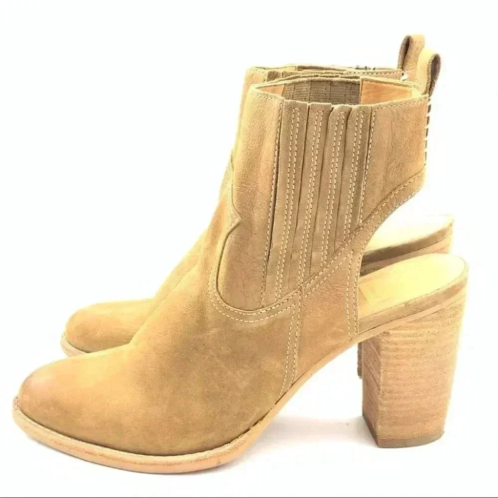 Dolce Vita JASPER ankle bootie 9.5 nubuck western